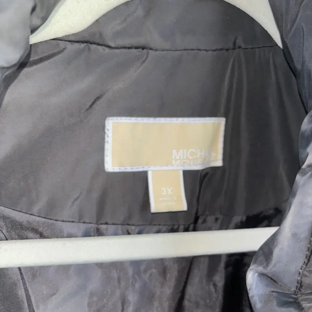 Michael kors 3x puffer vest like new